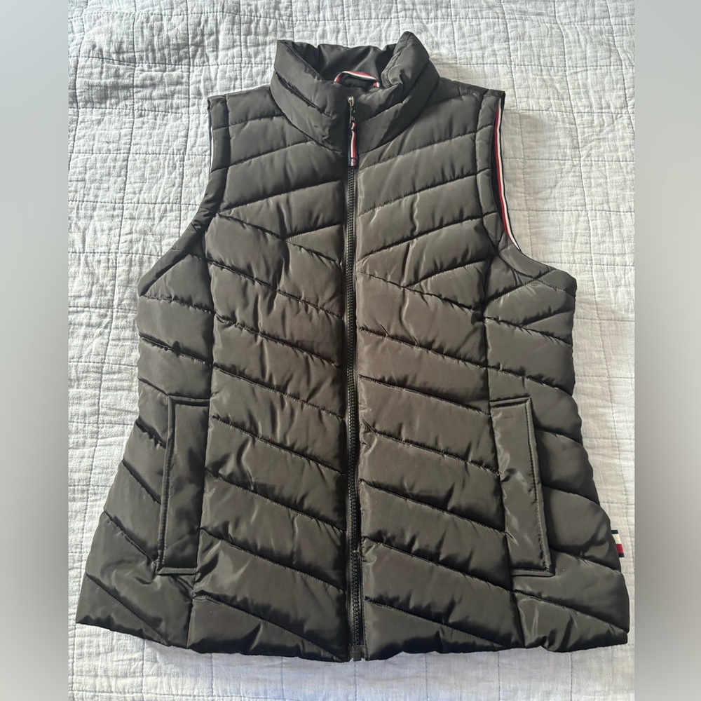 Tommy Hilfiger Black Quilted Vest